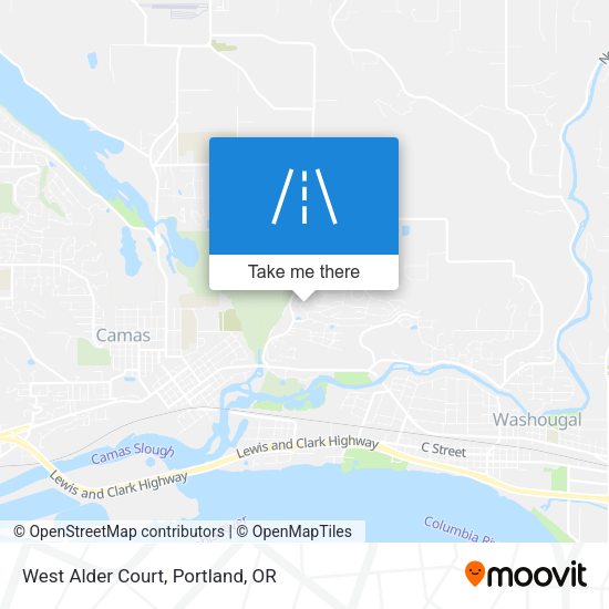 West Alder Court map