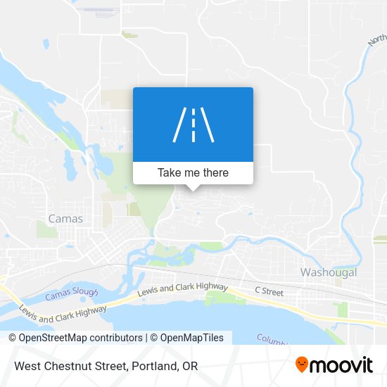 Mapa de West Chestnut Street