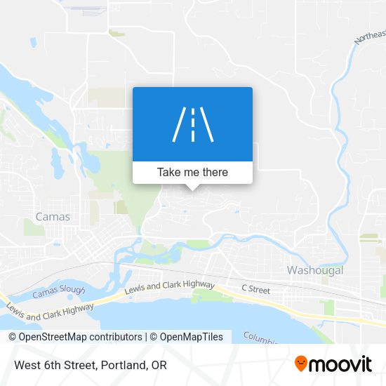 Mapa de West 6th Street