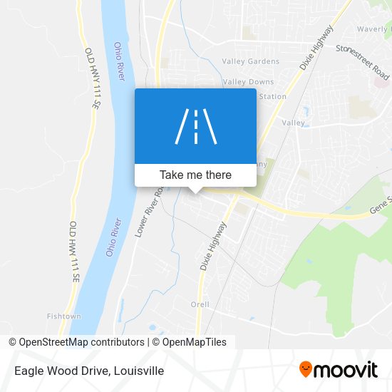 Eagle Wood Drive map