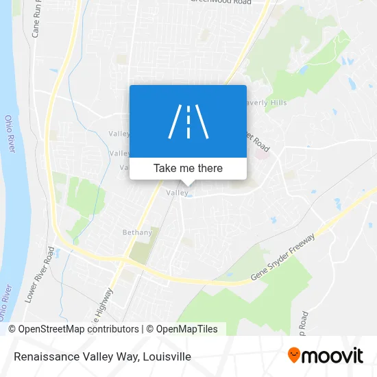 Renaissance Valley Way map