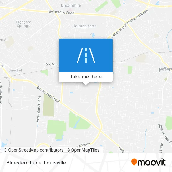 Bluestem Lane map