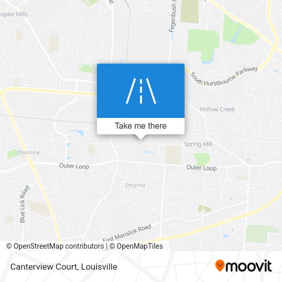 Mapa de Canterview Court