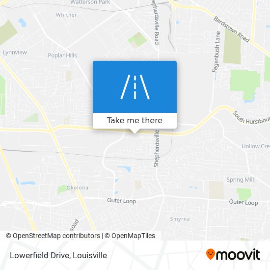 Lowerfield Drive map