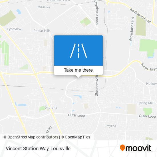 Vincent Station Way map