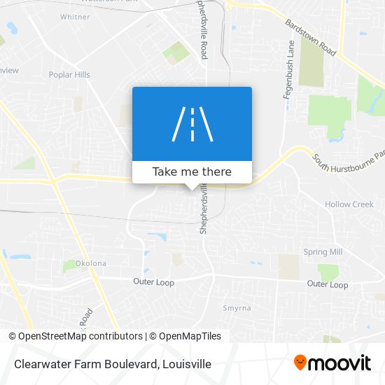 Clearwater Farm Boulevard map