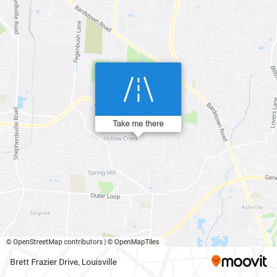 Brett Frazier Drive map