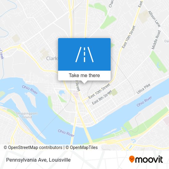 Pennsylvania Ave map