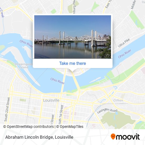 Abraham Lincoln Bridge map