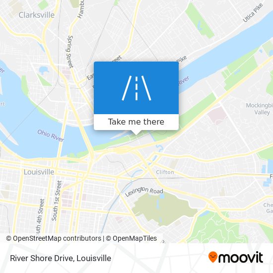 River Shore Drive map