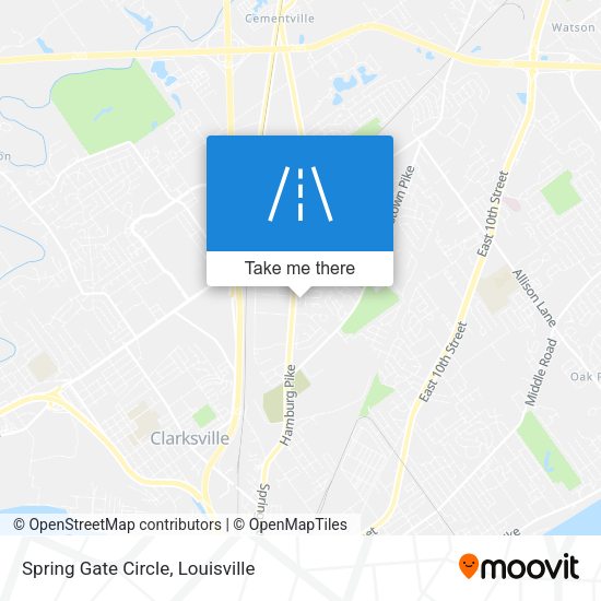 Spring Gate Circle map