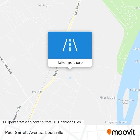Paul Garrett Avenue map