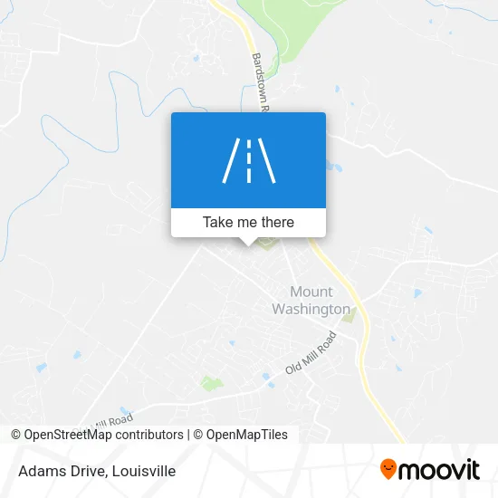 Adams Drive map