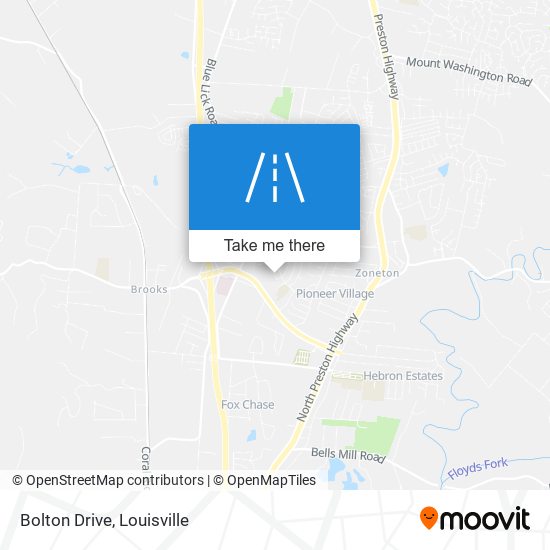 Bolton Drive map