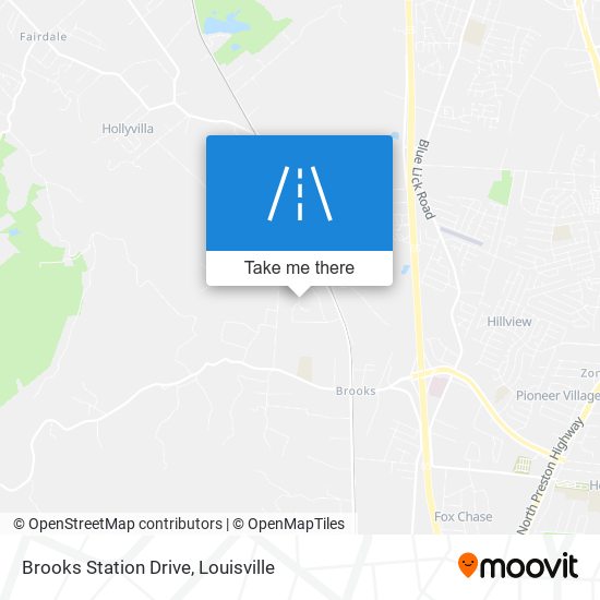 Brooks Station Drive map