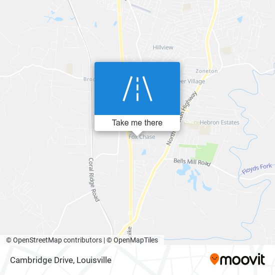 Cambridge Drive map