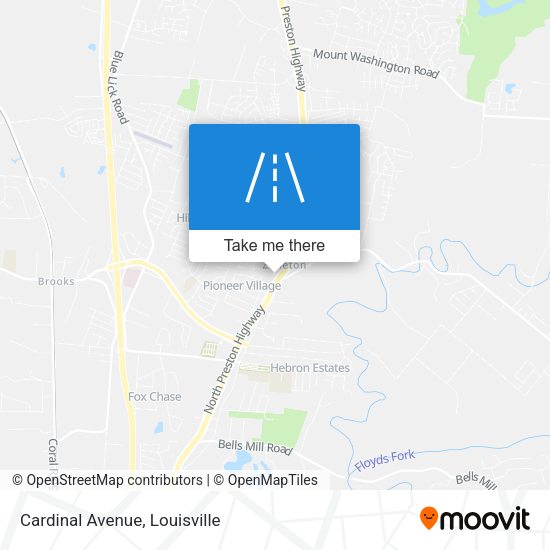 Mapa de Cardinal Avenue