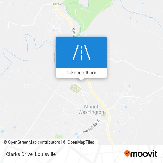 Mapa de Clarks Drive