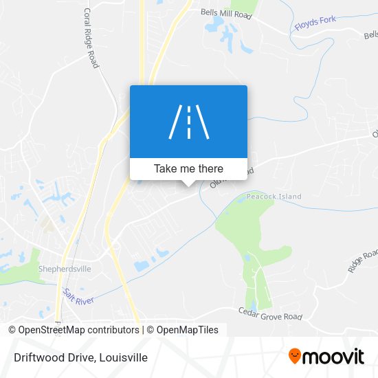 Driftwood Drive map
