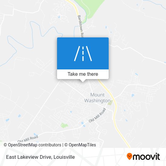 East Lakeview Drive map