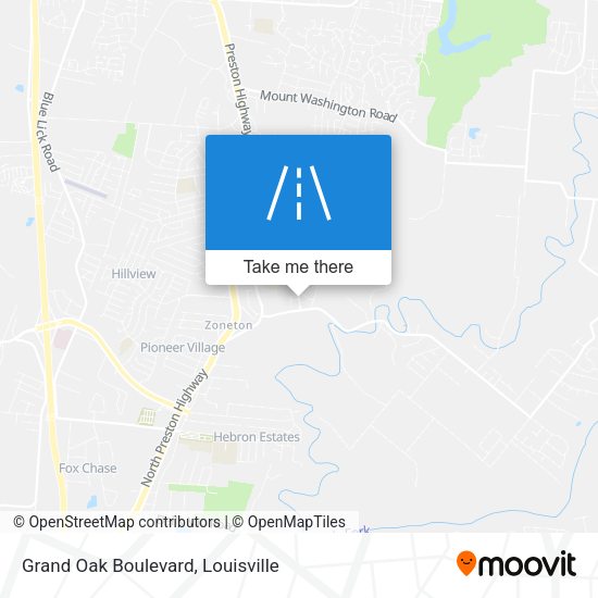 Grand Oak Boulevard map
