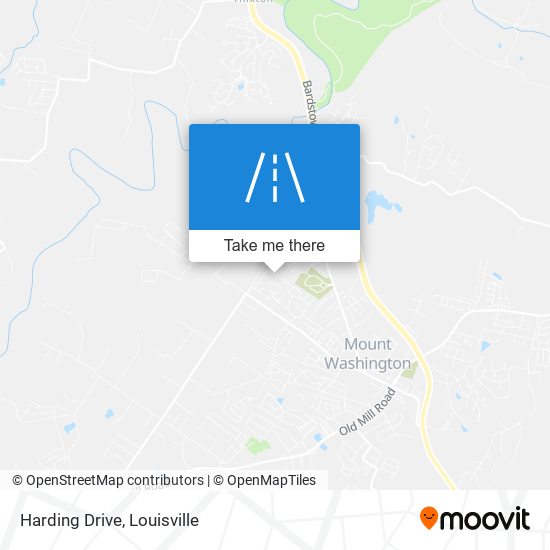 Harding Drive map