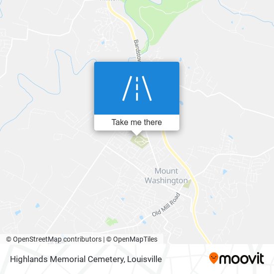 Highlands Memorial Cemetery map