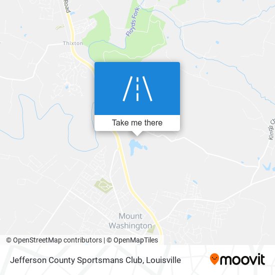 Jefferson County Sportsmans Club map