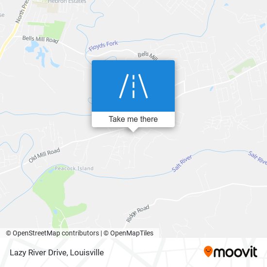 Lazy River Drive map