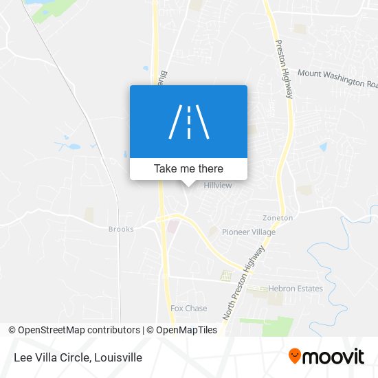 Lee Villa Circle map
