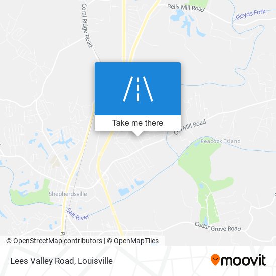 Lees Valley Road map