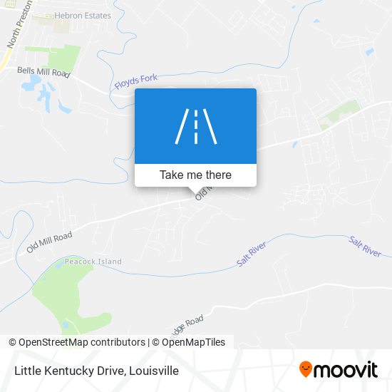 Little Kentucky Drive map