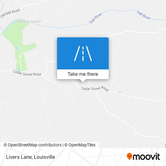 Livers Lane map