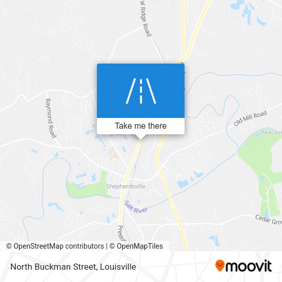 Mapa de North Buckman Street