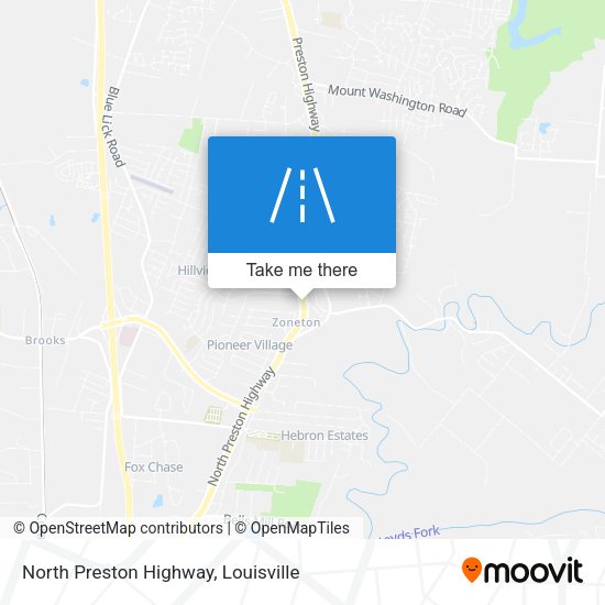 North Preston Highway map