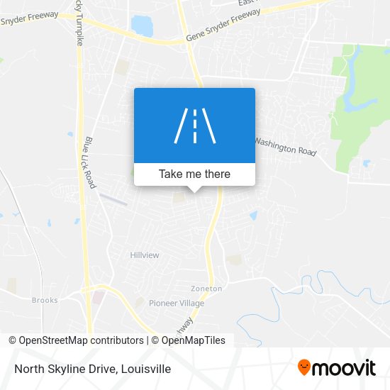 Mapa de North Skyline Drive