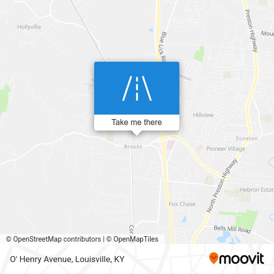 Mapa de O' Henry Avenue