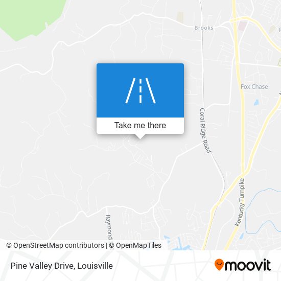 Mapa de Pine Valley Drive