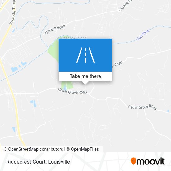 Mapa de Ridgecrest Court