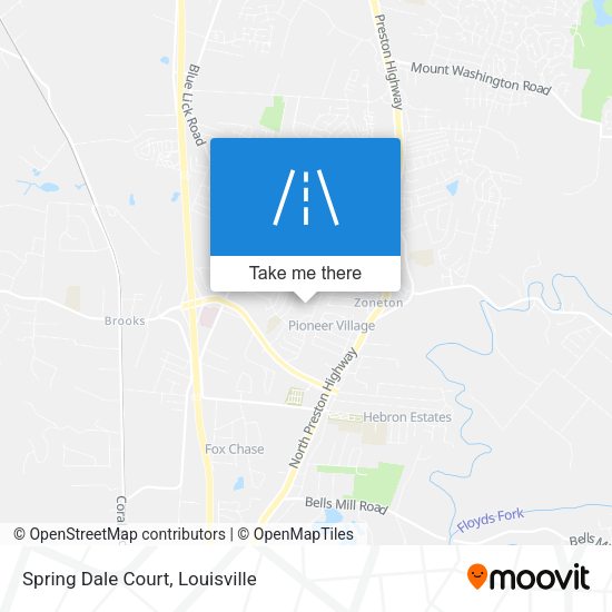 Mapa de Spring Dale Court