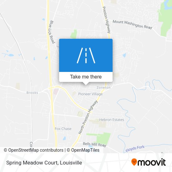 Spring Meadow Court map
