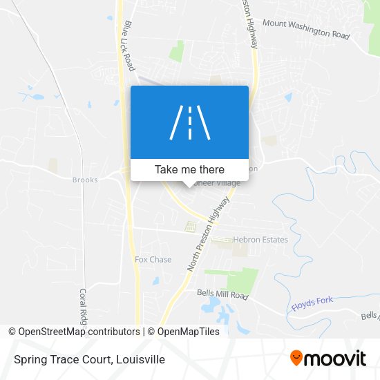 Spring Trace Court map