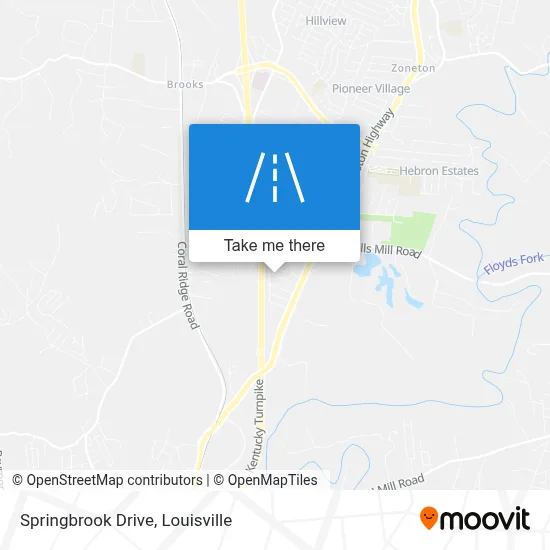 Springbrook Drive map