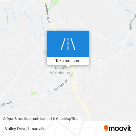 Valley Drive map