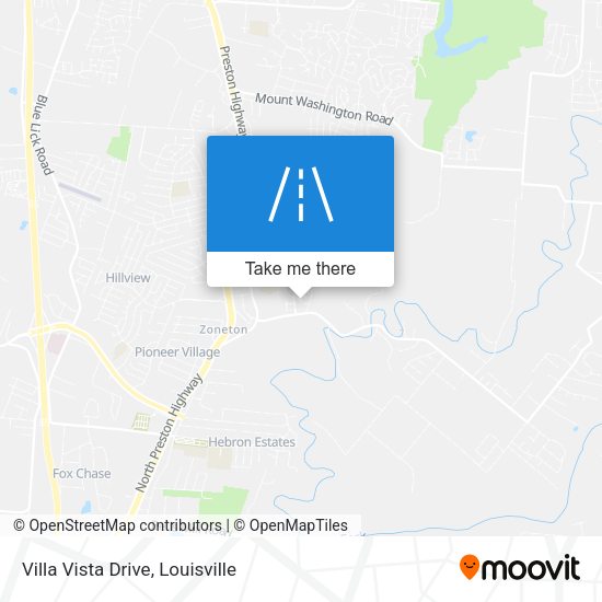 Mapa de Villa Vista Drive