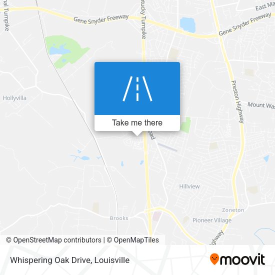 Mapa de Whispering Oak Drive