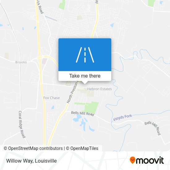 Willow Way map