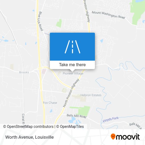Mapa de Worth Avenue