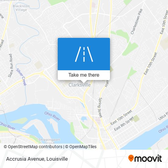 Accrusia Avenue map