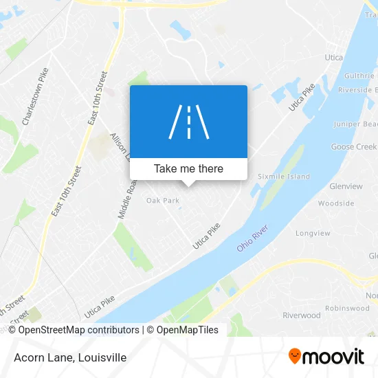 Acorn Lane map